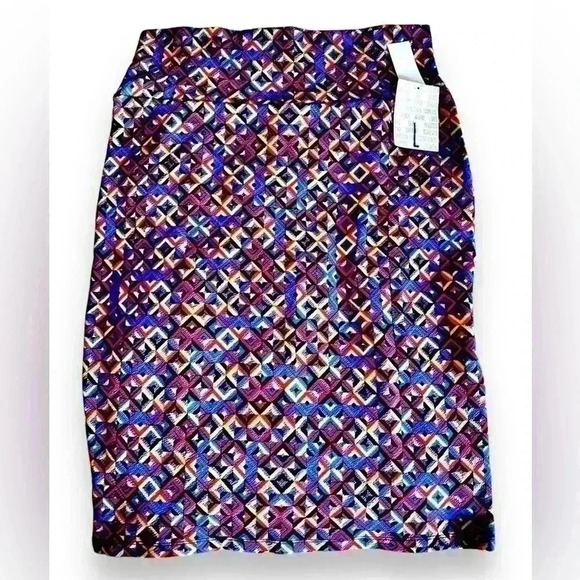 Lularoe large multicolor pencil skirt. NWT‎ - Picture 1 of 6